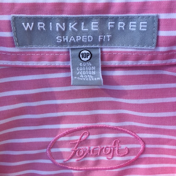 🐞 Foxcroft Striped Button Down - Picture 4 of 6